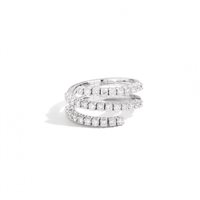 Ring Recarlo Woman in White Gold Diamante 1.00 Ct R01FA003/100-L - R01FA003/100-L
